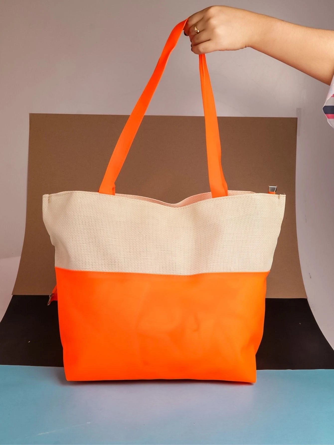 Bolsa de Praia Feminina Silicone Ipermeável com Necessaire