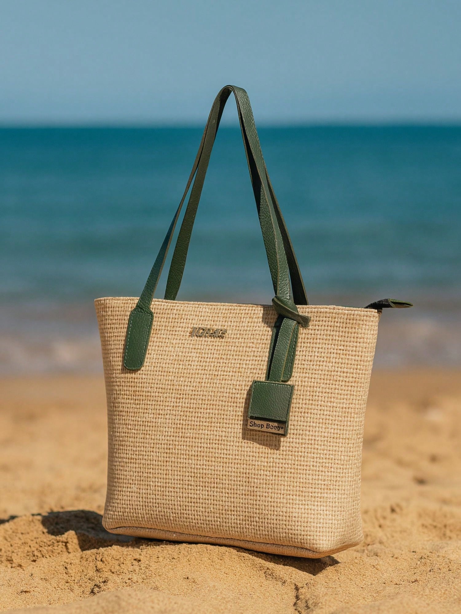 Bolsa Sacola De Praia Verão Palha Grande Piscina Shopbag