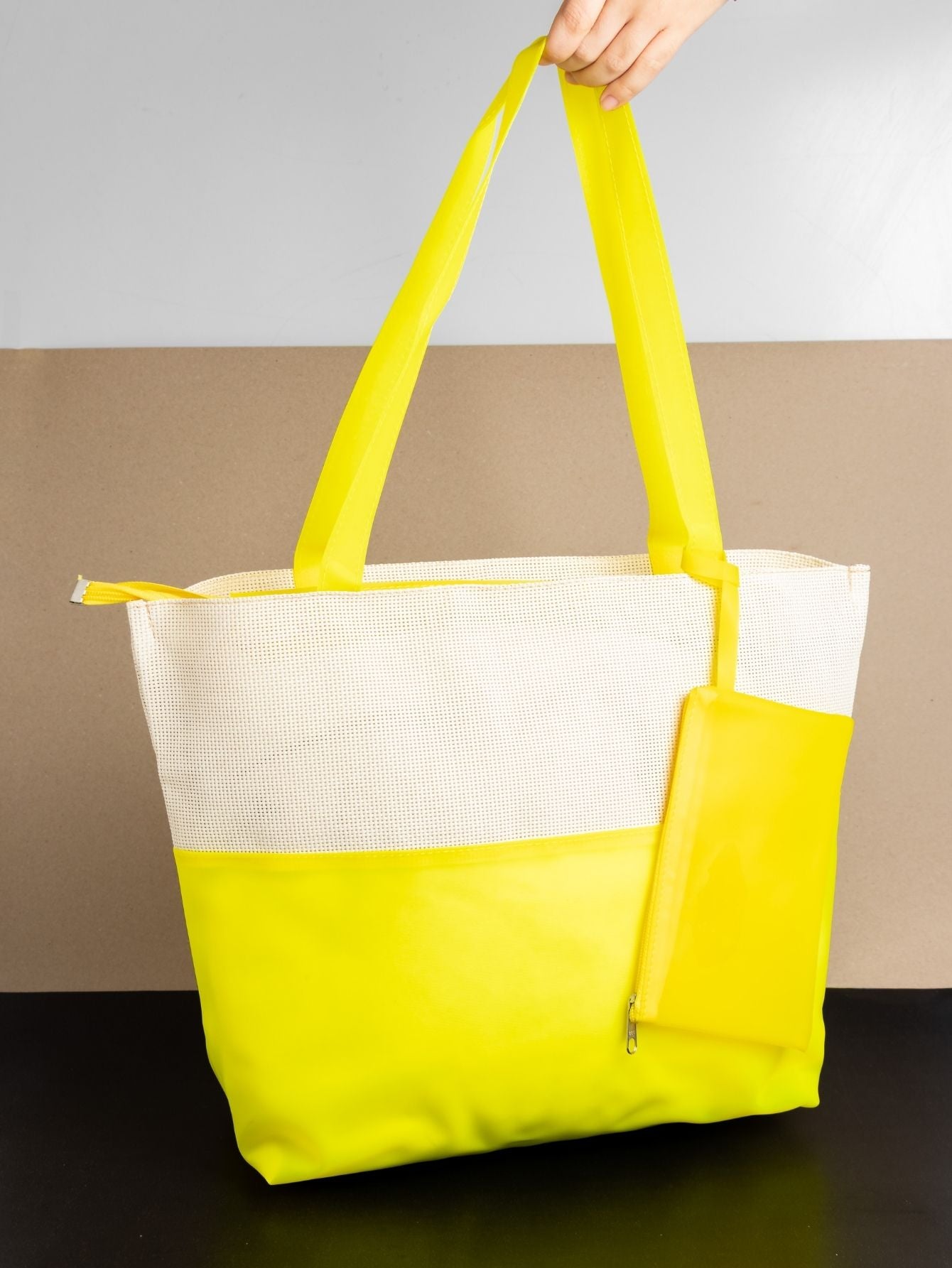 Bolsa de Praia Feminina Silicone Ipermeável com Necessaire