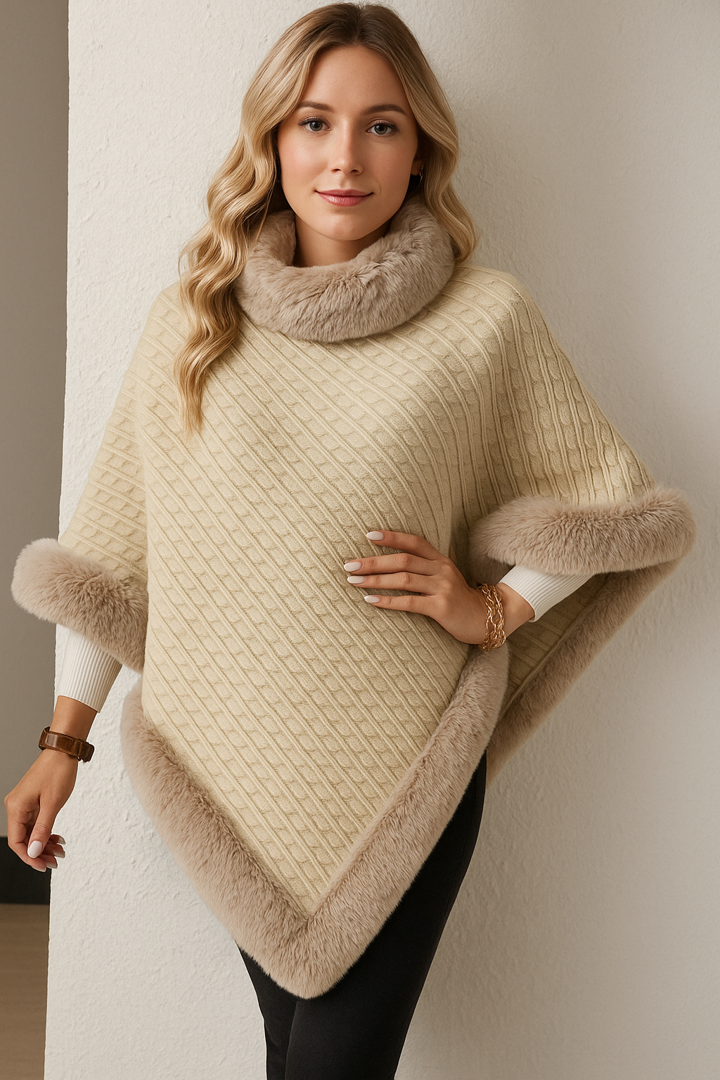 Suéter Feminino com Pelo Klau