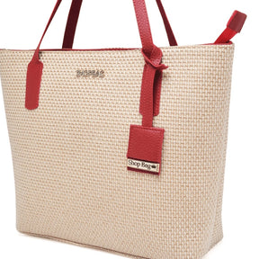 Bolsa Sacola De Praia Verão Palha Grande Piscina Shopbag