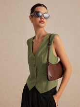Blusa Colete de linho Francinne
