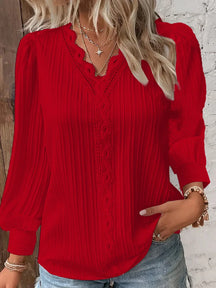 blusa casual, blusa feminina, Blusa gola redonda, Blusa de ombro, Blusa com botão, Baby look, blusa de manga longa