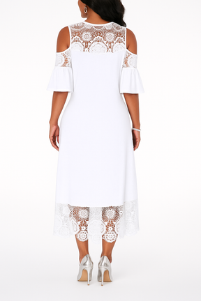 Vestido Midi com Manga Julia